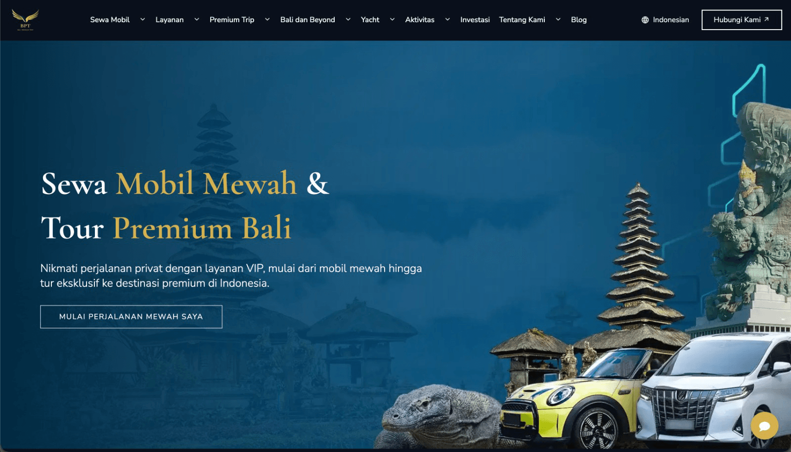 Bali Premium Trip - Website Revamp & Migration