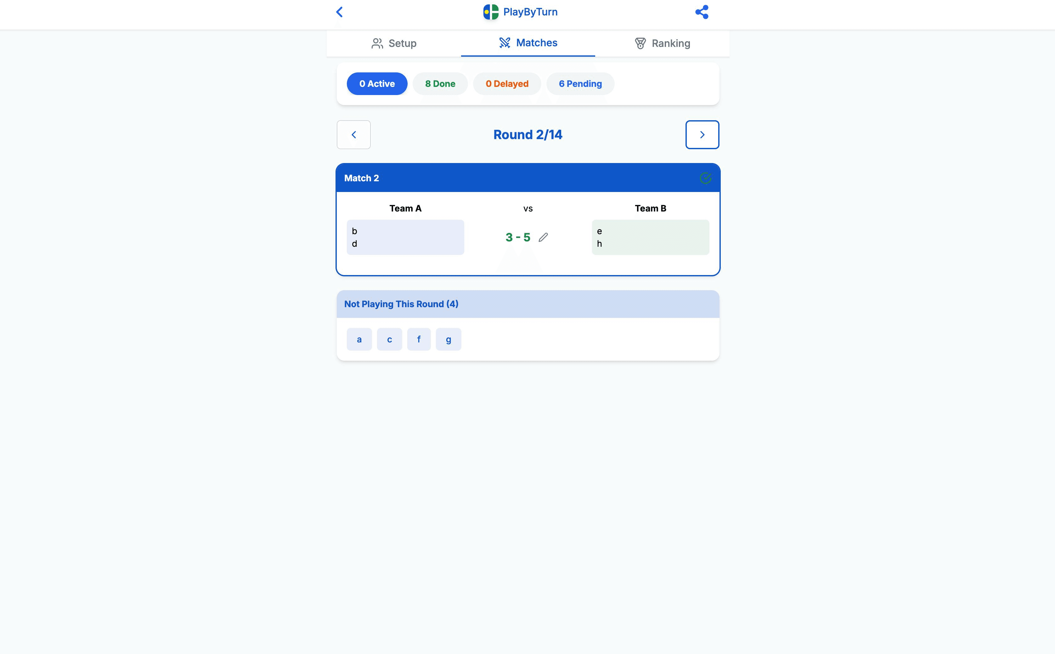 PlayByTurn - Web Application